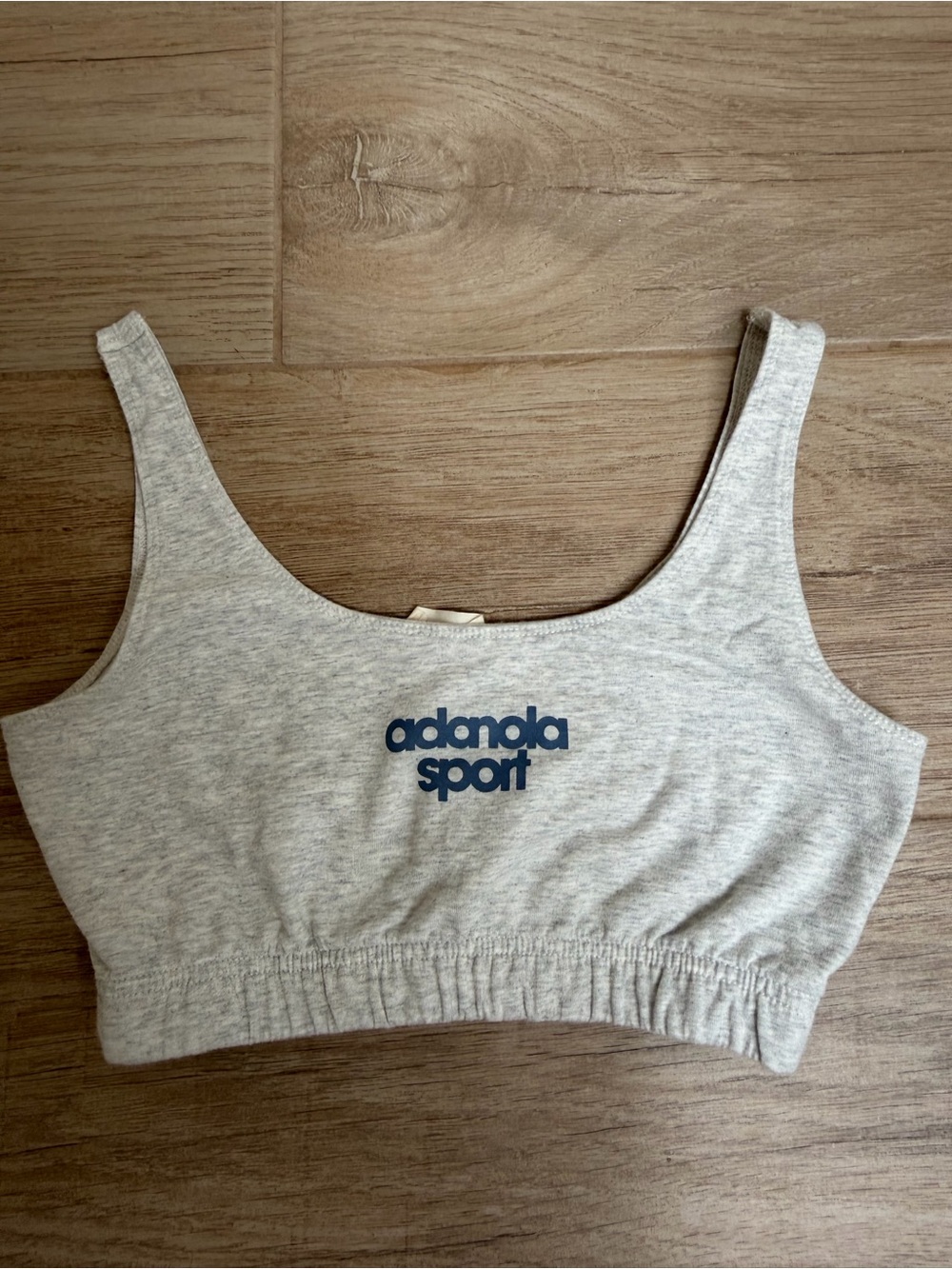 Adanola  Heather Gray Scoop Bralette